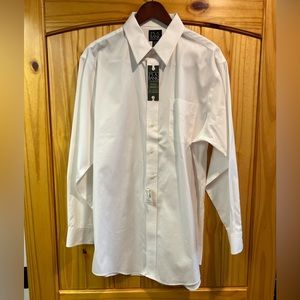 Jos. A Bank white button down shirt. Tailored fit